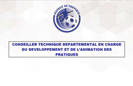 OFFRE D’EMPLOI CTDDAP DISTRICT DE PROVENCE – LIGUE MEDITERRANEE DE